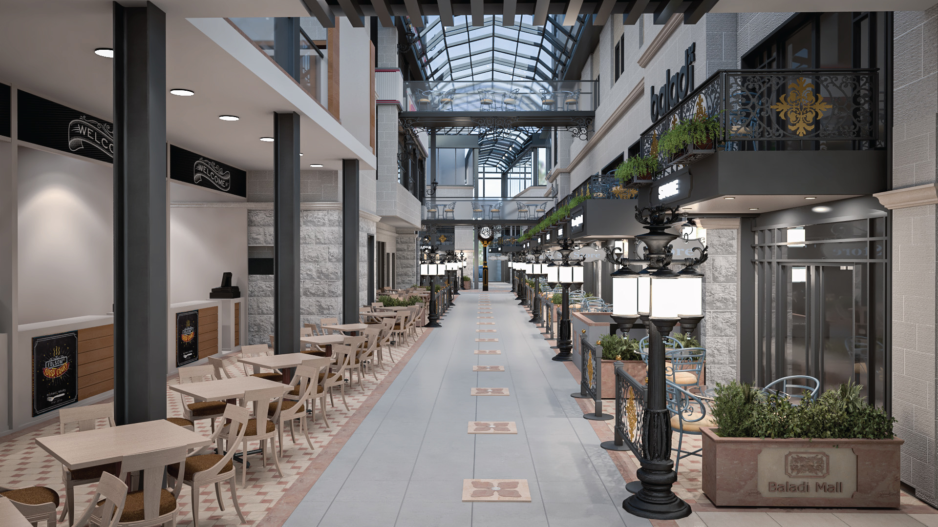 Inside Baladi Mall